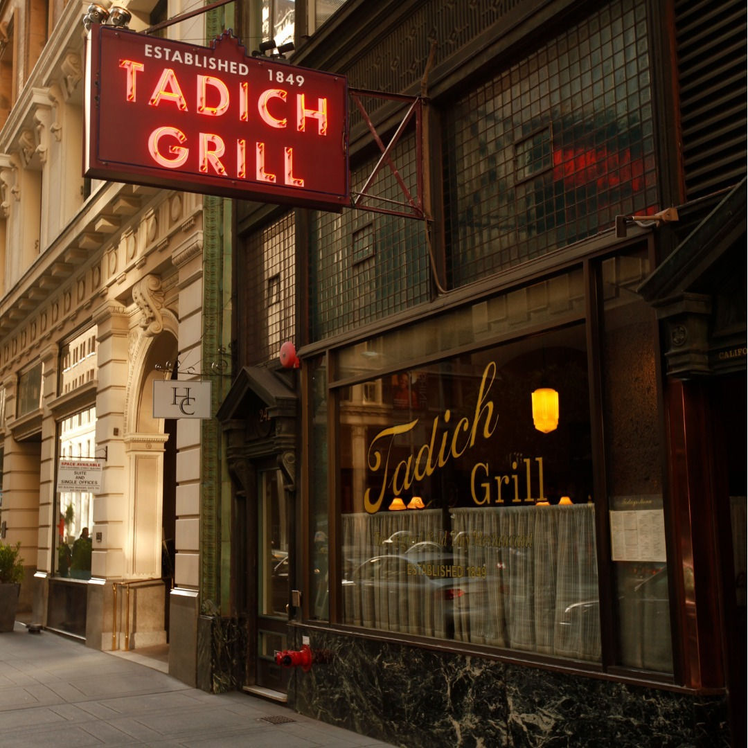 The Tadich Grill on California Street, SF. California’s oldest restaurant.
